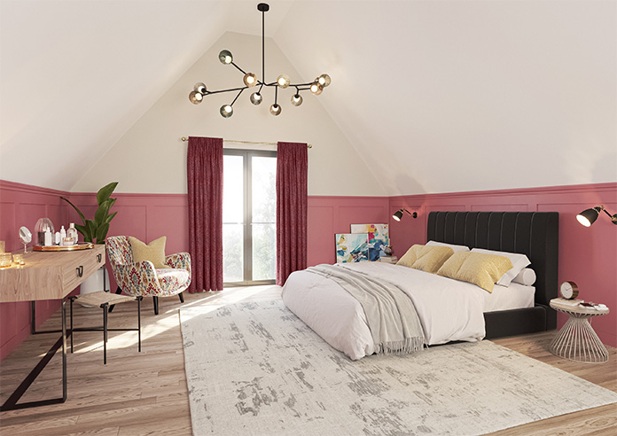 Tiverton, Carmine - Made to Measure Curtains - Image 8